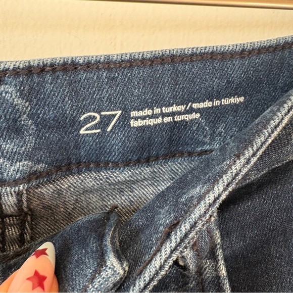 Anthropologie Pilcro The Icon High-Rise Flare Jeans Floral stretch denim 27 - Picture 6 of 12